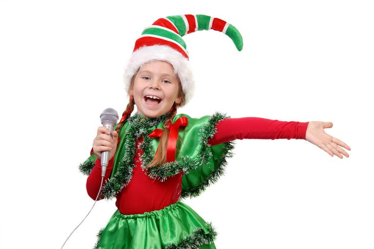 Christmas girl singer edited